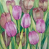 My project in Negative Watercolor Painting for Botanical Illustration course. Botanical Illustration, Painting, and Watercolor Painting project by Agnes Therese Abesamis - 02.06.2021