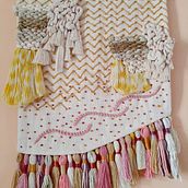 Mi Proyecto del curso: Creación de tapices bordados. Embroider, Creativit, and Fiber Arts project by Saidy Barón - 02.06.2021