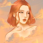 Meu projeto do curso: Retrato digital no Photoshop com um toque de fantasia. Digital Drawing project by Mel - 02.06.2021