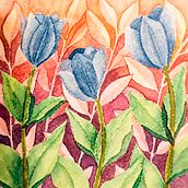 Mi Proyecto del curso: Técnicas de acuarela en negativo para ilustración botánica. Botanical Illustration project by Yuri Campo - 02.07.2021