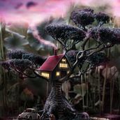 Mi Proyecto del curso: Secretos del fotomontaje y el retoque creativo -Gloria's Place. Un proyecto de Composición fotográfica, Concept Art, Creatividad, Dirección de arte, Diseño, Diseño de personajes, Diseño gráfico, Fotomontaje, Matte Painting, Publicidad y Retoque fotográfico de Veronica Almech - 06.02.2021