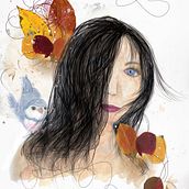 My project in Illustrated Portrait in Watercolor course. Digital Painting, and Digital Photograph project by JAM McKay - 02.06.2021