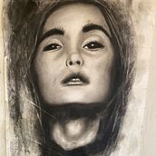 My project in Artistic Charcoal Portraiture: Creating Atmosphere course. Drawing project by Carl Barnes - 02.08.2021