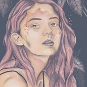 Mi Proyecto del curso: Retrato ilustrado con Procreate Tu mirar. Traditional illustration project by Mercedes Villalvazo - 02.07.2021