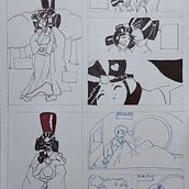 My project in Inking Techniques for Comics and Illustration course. Artistic Drawing, Comic & Ink Illustration project by chloe.ducroizet - 02.07.2021