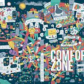 Comfort Zone. Editorial Illustration project by Edoardo Zanchetta - 02.07.2021