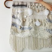 Natura assimétrica. Macramé project by Carina Franco - 02.07.2021