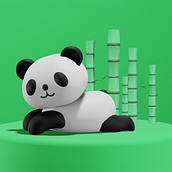 Enjoy the Panda Vibes ~. Motion Graphics, Character Design, Product Design, and 3D Modeling project by Vincent Vin's - 06.16.2021