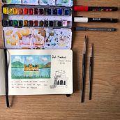 Mi Proyecto del curso: Cuaderno de viaje en acuarela. Un progetto di Illustrazione tradizionale di Andrea PM - 08.02.2021