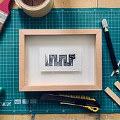 Iniciación al enmarcado : Mi primer enmarcado . Artesanato, Artes plásticas, Marcenaria, Desenho artístico, e Estampagem projeto de Héctor Noguera - 08.02.2021