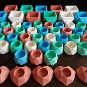 Mi proyecto final: macetas de colores.. Projekt z dziedziny Craft użytkownika Oscar Daniel Cortez Ramírez - 20.04.2021