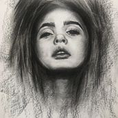 My project in Artistic Charcoal Portraiture: Creating Atmosphere course. Drawing, Fine Arts, Artistic Drawing, Portrait Drawing, Realistic Drawing, and Traditional illustration project by magdalena_maria - 02.08.2021
