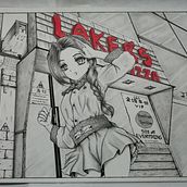 Sólo dos ilustraciones mías. Manga, Traditional illustration, Character Design, and Comic project by Baal OD EVNIUS - 02.08.2021