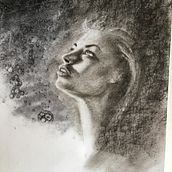 My project in Artistic Charcoal Portraiture: Creating Atmosphere course. Un projet de Dessin artistique, Beaux Arts, Dessin, Dessin de portrait , et Dessin réaliste de buxwom1 - 04.03.2022