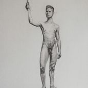 Mi Proyecto del curso: Dibujo realista de la figura humana. Fine Arts, Drawing, Pencil Drawing, Figure Drawing, and Artistic Drawing project by Carlos Romero López - 02.09.2021