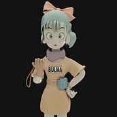 Fanart Dragon Ball - Bulma Chapter 001 . 3D, Desain Karakter, Animasi Karakter, pemodelan 3D, desain Karakter 3D, Dan desain 3D proyek oleh Francisco Rodriguez - 07.13.2020