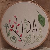 Mi Proyecto del curso: Técnicas básicas para bordar letras. Embroider project by gafitas68 - 02.09.2021