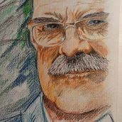 Mi Proyecto del curso:  Retrato realista con lápices de colores. Portrait Drawing project by Josep Manel Fernandez - 02.09.2021