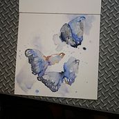 Butterfly by Agnes Cecile . Lukisan Cat Air proyek oleh luc_lemieux0 - 02.10.2021