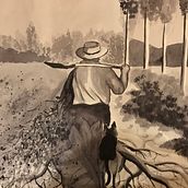 Mi Proyecto del curso: Ilustración en tinta china con influencia japonesa. Ink Illustration project by paluap - 02.10.2021
