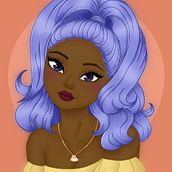 My Female Character Portrait Final Project . Artistic Drawing, Digital Drawing, Digital Painting, Drawing, and Portrait Drawing project by Jasmine Morris - 02.10.2021