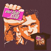 Virus fight club. Digital Illustration project by Jesus Marsan - 03.10.2020