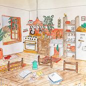 My project in Creative Sketching: Fill Your Illustrations with Life and Detail course. Traditional illustration project by Jeanne Vallin - 02.11.2021