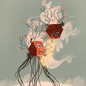 · Travelling ·. Design de personagens, Ilustração digital e Ilustração infantil projeto de Viv Campbell - 10.02.2021