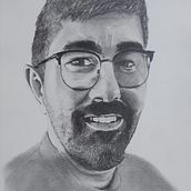 Mi Proyecto del curso: Retrato realista con lápiz de grafito. Un projet de Dessin au cra , et on de Chema Barberarena - 10.02.2021
