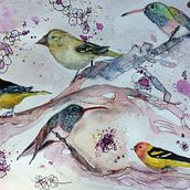 My project in Artistic Watercolor Techniques for Illustrating Birds course. Commercial Photograph project by Valerie Forbes - 02.10.2021