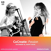 ADOBE - COCREATE HOUR. Collage, Graphic Design, and Traditional illustration project by Rachel Demetz - 12.18.2020