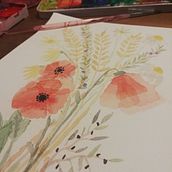 As minhas aguarelas . Een project van Aquarelschilderen van Matilde Baleia - 10.02.2021