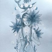 Mi Proyecto del curso: Técnicas de acuarela para ilustraciones de ensueño. Drawing project by Melani Fernandez Brasil - 03.13.2021