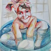 Mi Proyecto del curso: Retrato artístico en acuarela Ein Projekt aus dem Bereich Bildende Künste von Maria C Ceball - 11.02.2021