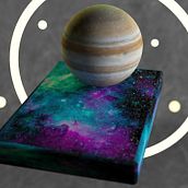 Júpiter in the middle of nowhere . 3D project by juan_teteban - 02.11.2021