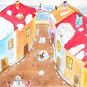 City of Cats. Children's Illustration, Painting, and Watercolor Painting project by Sandra Reis - 12.05.2013