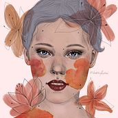 Projeto final - @artenicolle. Portrait Drawing, Digital Drawing, and Digital Painting project by Nicolle Salvá - 02.11.2021