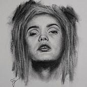 My project in Artistic Charcoal Portraiture: Creating Atmosphere course. Drawing, and Portrait Drawing project by Toby Mandelman - 02.11.2021