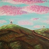 Fantasias. Fine Arts, Decoration, Painting, Acr, and lic Painting project by Sandra Reis - 12.10.2019