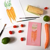 Coleção Hortifruti. Product Design, Paper Craft, and Gouache Painting project by Amanda Kistemann Eltz - 02.11.2021