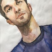 portraits from my watercolor sketchbook. Een project van  Portrettekening y Aquarelschilderen van Diana Caldarescu - 12.02.2021