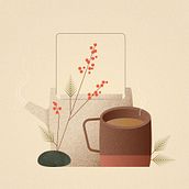 Cozy Winter 2020. Digital Illustration project by Carmen DM - 12.02.2020