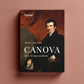 Book cover of "CANOVA - Vita di uno scultore". Un projet de Conception éditoriale, Design graphique , et Typographie de Giulia Belfiori - 16.10.2020