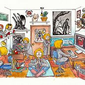 My project in Creative Sketching: Fill Your Illustrations with Life and Detail course (My Ideal Studio) . % elliemtdesigns tarafından hazırlanan Çizim, Eskiz çizimi, Sulubo, Ve a Resim projesi - 02.12.2021