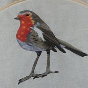 My project in Painting with Thread: Textile Illustration Techniques course. Embroider project by Ariane Desi - 02.13.2021