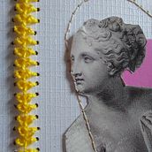 Mi Proyecto del curso: Técnicas de bordado experimental sobre papel que me encantó, será mi nueva forma de distraerme, ya quiero intentar otro!. Embroider project by Flo Bondanza - 02.12.2021