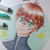 Mi Proyecto del curso: Coloreado con marcadores para dibujo manga. Un progetto di Disegno e Manga di Romina Lorca Morales - 13.02.2021