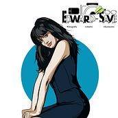 Ilustracion Vectorial Anne Hathaway. Vector Illustration project by Edward Glez - 02.13.2021