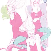 Mi Proyecto del curso: Técnicas de dibujo tradicional con Procreate. Un progetto di Disegno digitale e Illustrazione digitale di Pink Necro - 10.02.2021