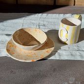 Amigo invisible: SET DESAYUNO. Ceramics project by nuriafernandezgarcia - 02.13.2021